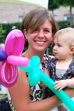 animation ballon fleur pour enfant