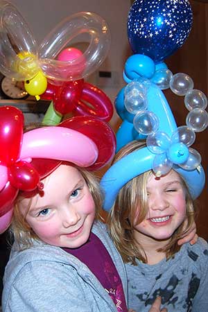 animation ballons chapeau fete