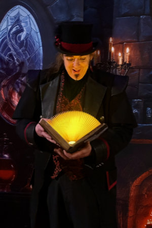 magicien lumiere noel
